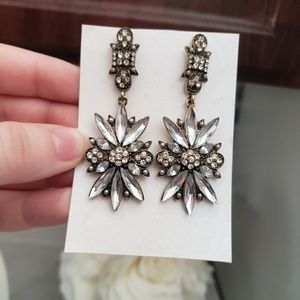 Statement Earrings Flower Diamond Stars